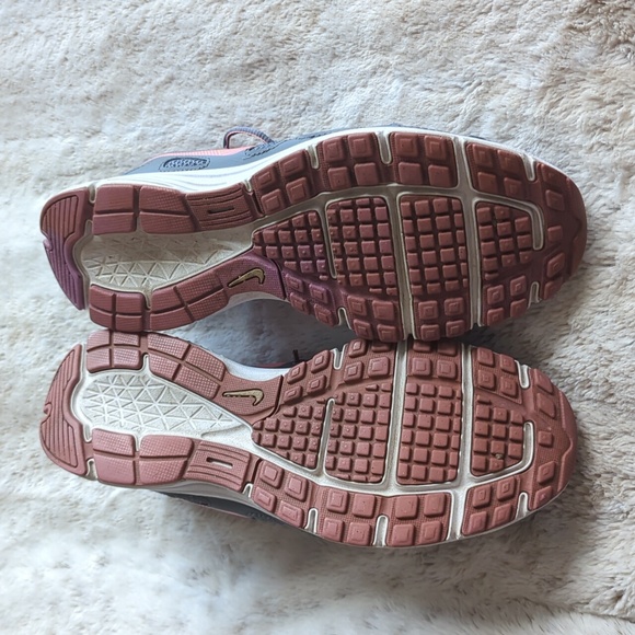 Nike Revolution 2 Women's Size 10.5 Gray Purple Orange Running Athletic Shoes - Picture 9 of 9